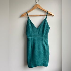 GREEN MINI DRESS SIZE XS